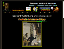 Tablet Screenshot of edouardvuillard.org